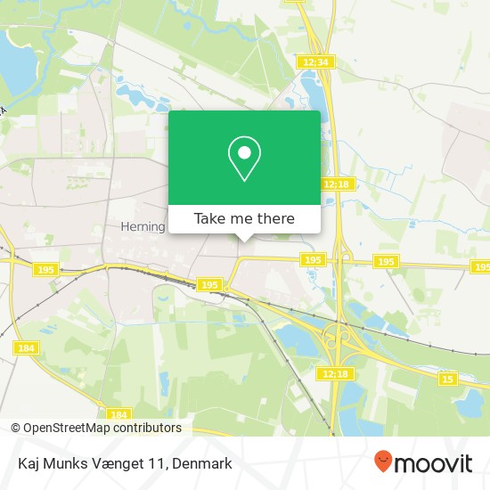 Kaj Munks Vænget 11 map