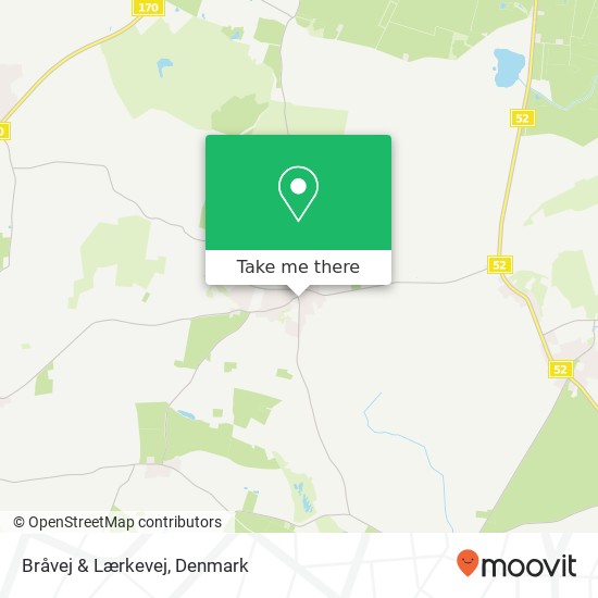 Bråvej & Lærkevej map