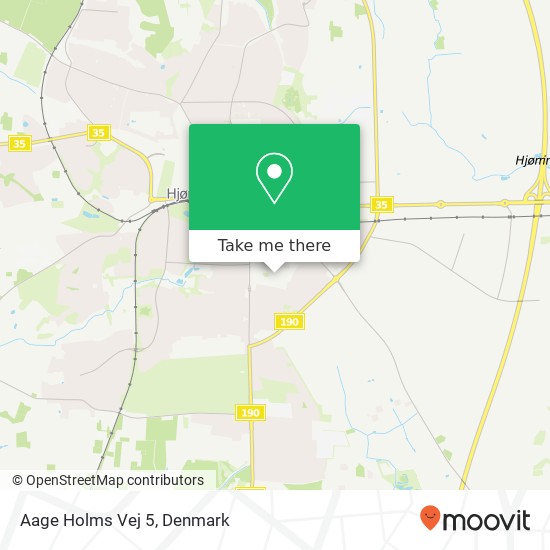 Aage Holms Vej 5 map