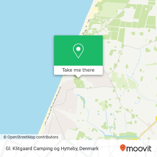 Gl. Klitgaard Camping og Hytteby map