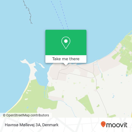 Havnsø Møllevej 3A map