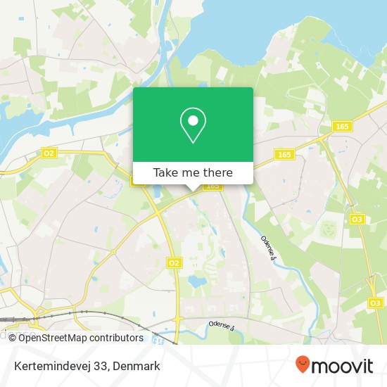 Kertemindevej 33 map