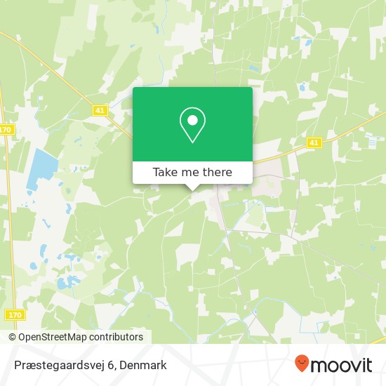 Præstegaardsvej 6 map