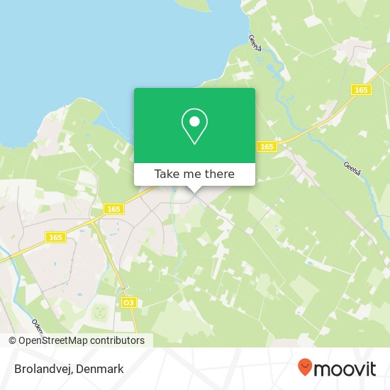 Brolandvej map