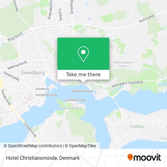 Hotel Christiansminde map