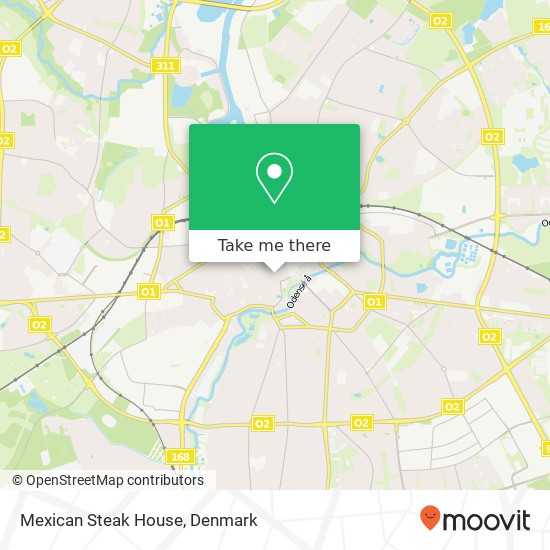 Mexican Steak House, Vestergade 21 5000 Odense C map