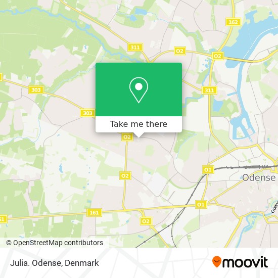 Julia. Odense map