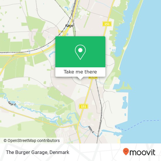 The Burger Garage, Uglevej 4600 Køge map