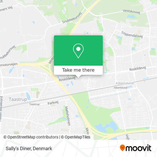 Sally's Diner map
