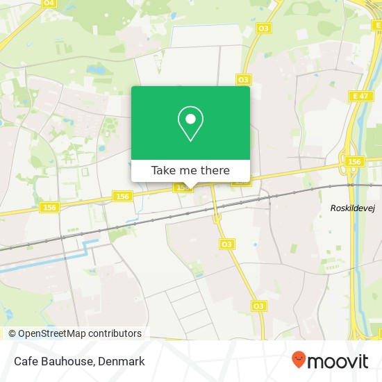 Cafe Bauhouse, Hovedvejen 155 2600 Glostrup map