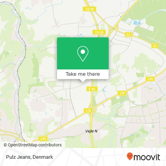 Pulz Jeans map