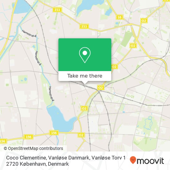 Coco Clementine, Vanløse Danmark, Vanløse Torv 1 2720 København map