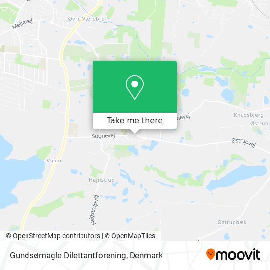 Gundsømagle Dilettantforening map