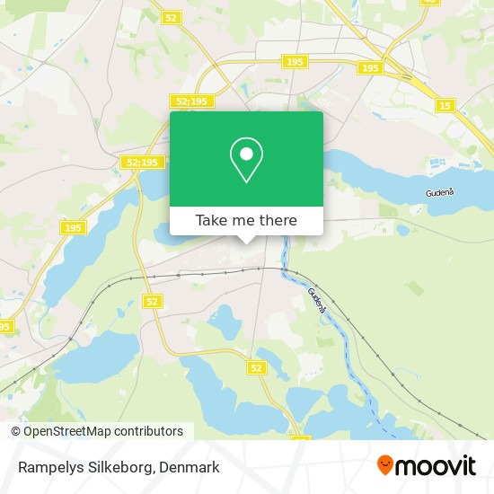 Rampelys Silkeborg map