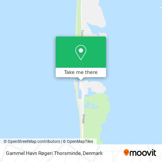 Gammel Havn Røgeri Thorsminde map