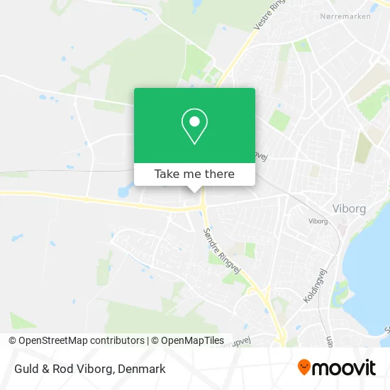 Guld & Rod Viborg map