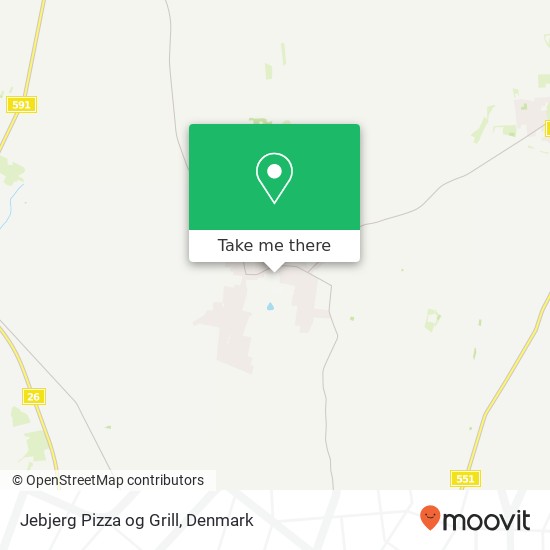 Jebjerg Pizza og Grill, Søndervænget 1 7870 Skive map