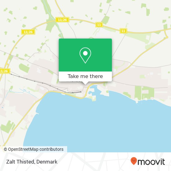 Zalt Thisted, Storegade 6 7700 Thisted map