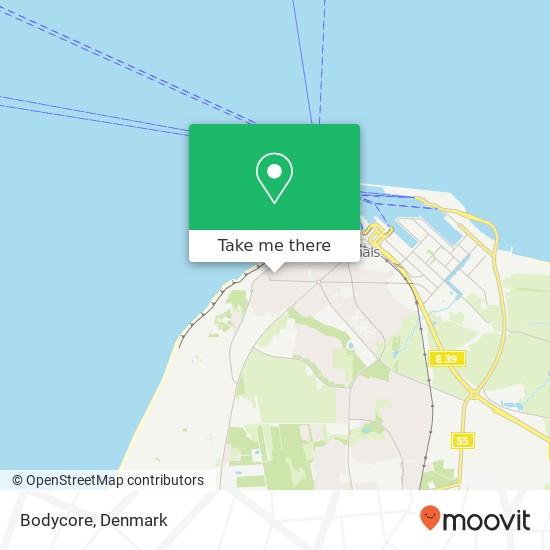 Bodycore, Hjørringgade 33 9850 Hjørring map