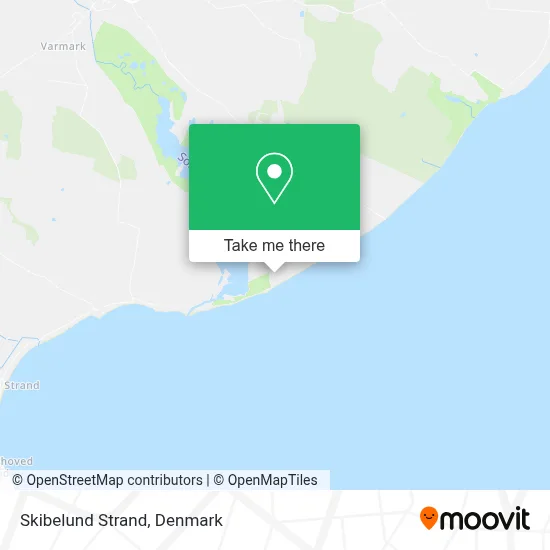 Skibelund Strand map