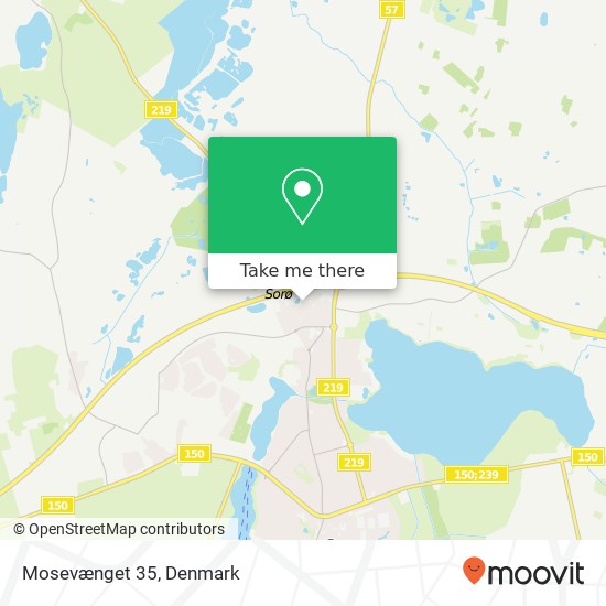 Mosevænget 35 map