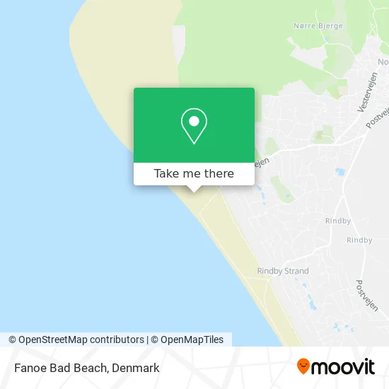 Fanoe Bad Beach map