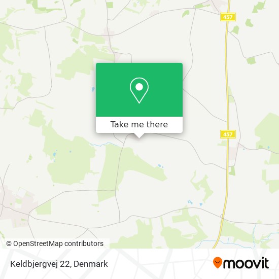 Keldbjergvej 22 map