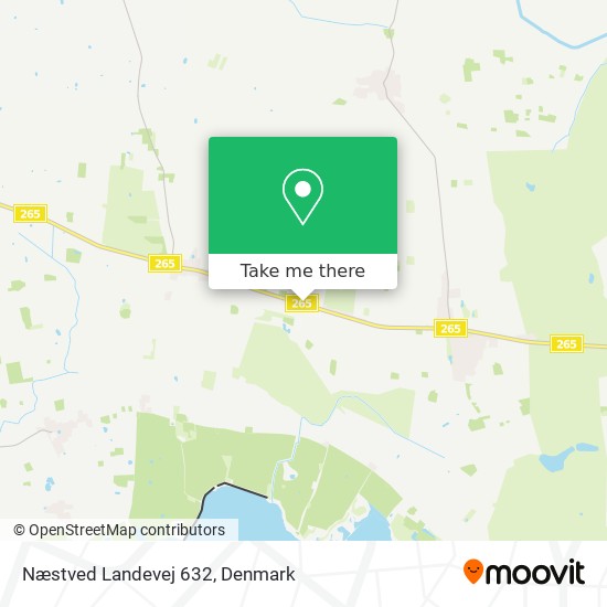 Næstved Landevej 632 map