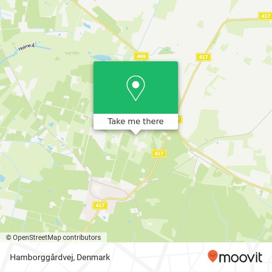 Hamborggårdvej map