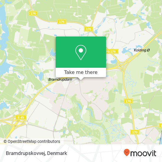 Bramdrupskovvej map