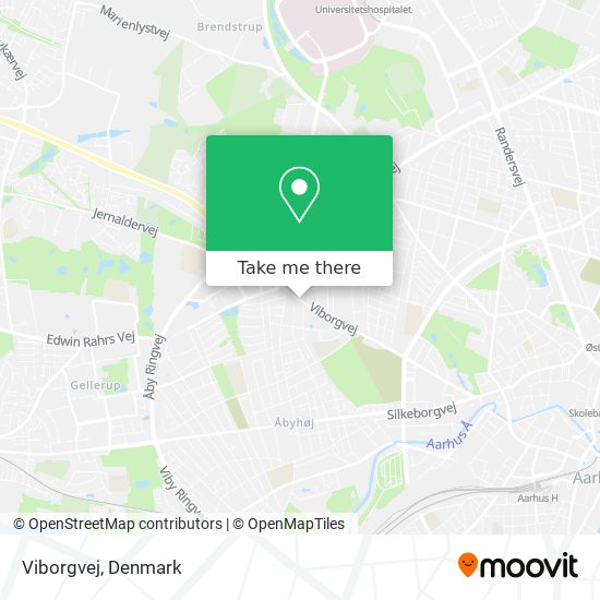 Viborgvej map
