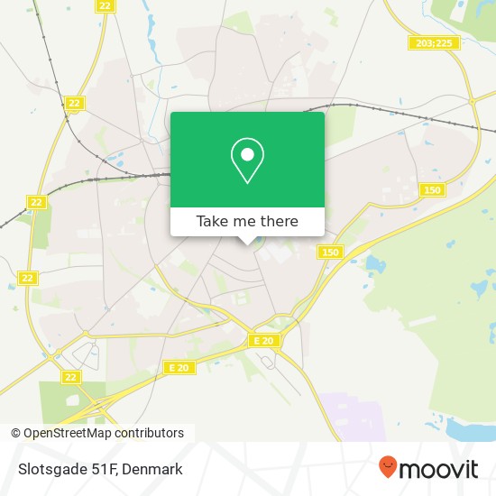 Slotsgade 51F map