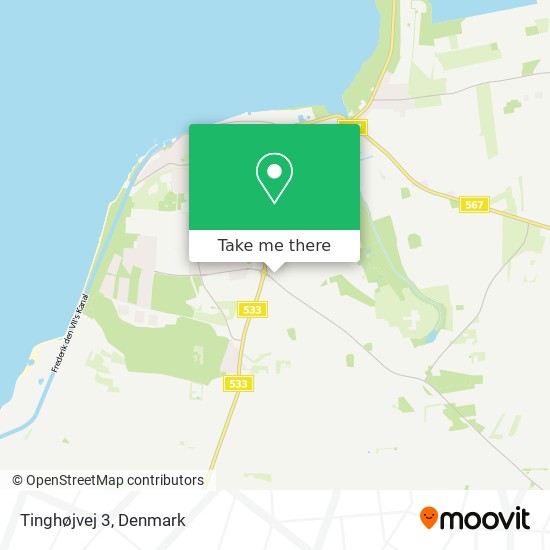 Tinghøjvej 3 map