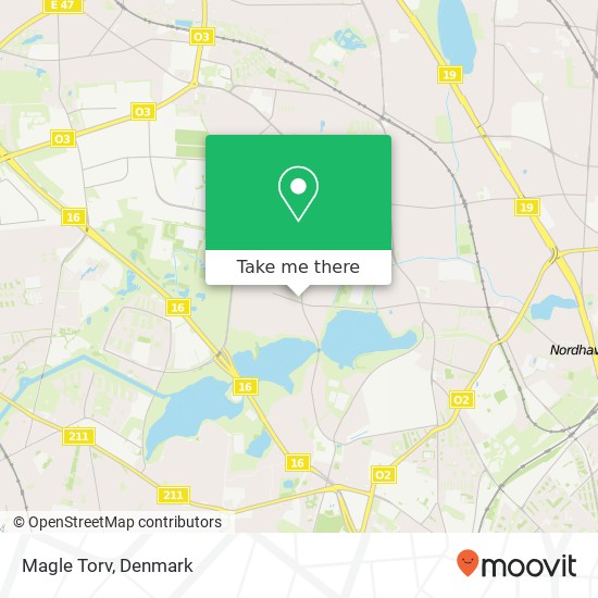 Magle Torv map