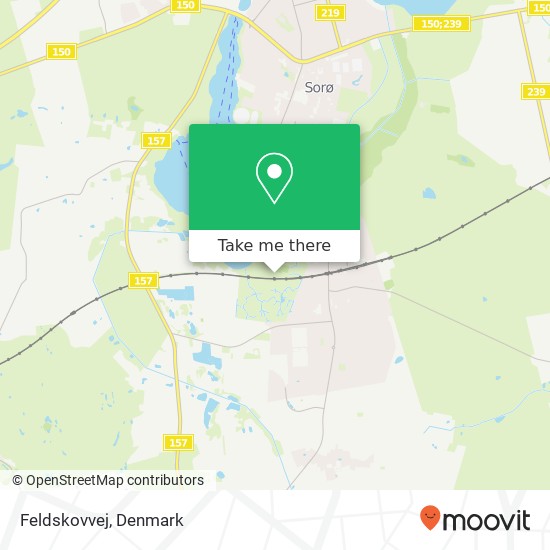 Feldskovvej map