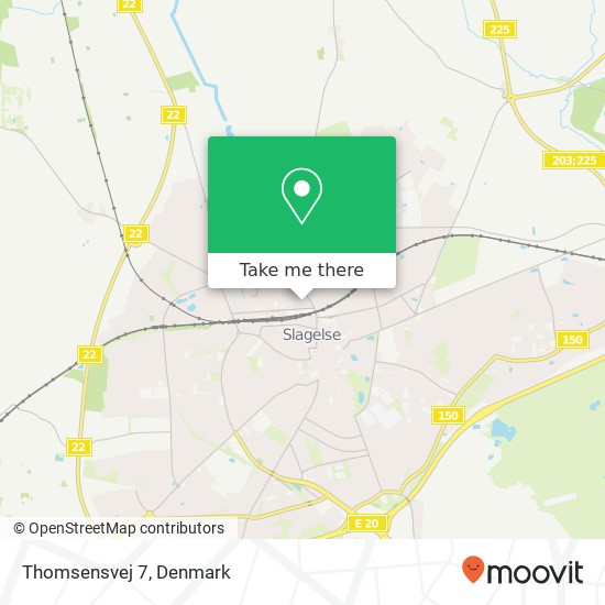 Thomsensvej 7 map