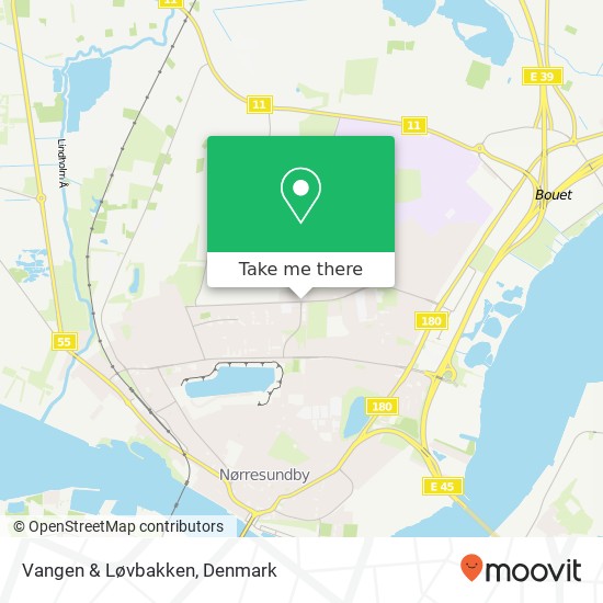 Vangen & Løvbakken map