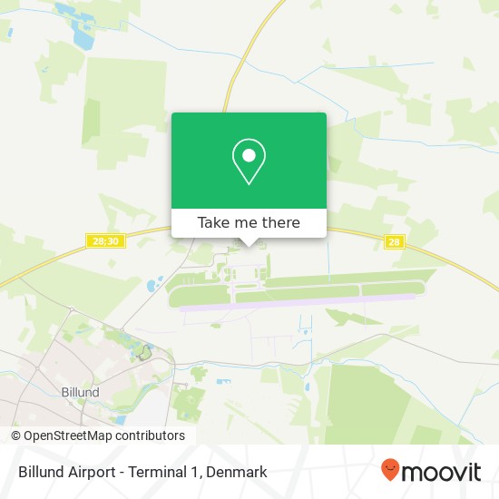 Billund Airport - Terminal 1 map