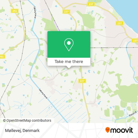 Møllevej map