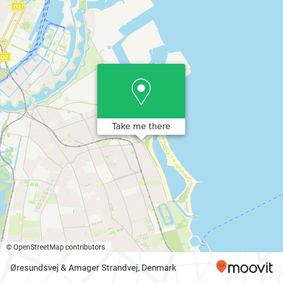 Øresundsvej & Amager Strandvej map