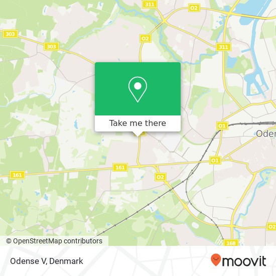 Odense V map