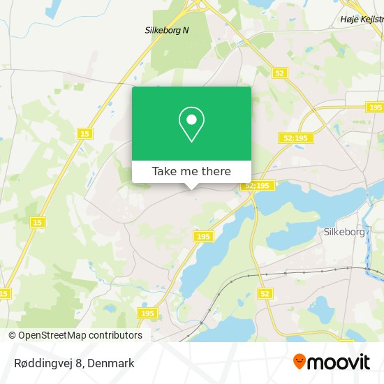 Røddingvej 8 map