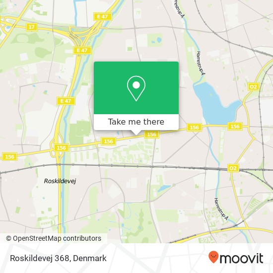 Roskildevej 368 map