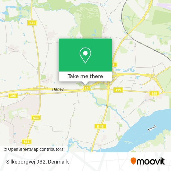 Silkeborgvej 932 map