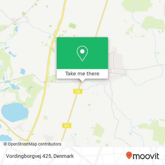 Vordingborgvej 425 map