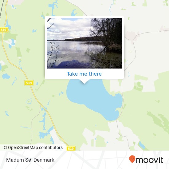 Madum Sø map