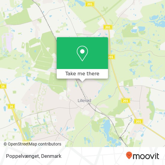 Poppelvænget map