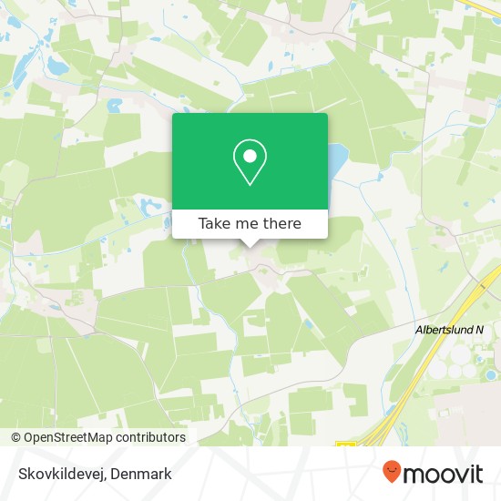 Skovkildevej map