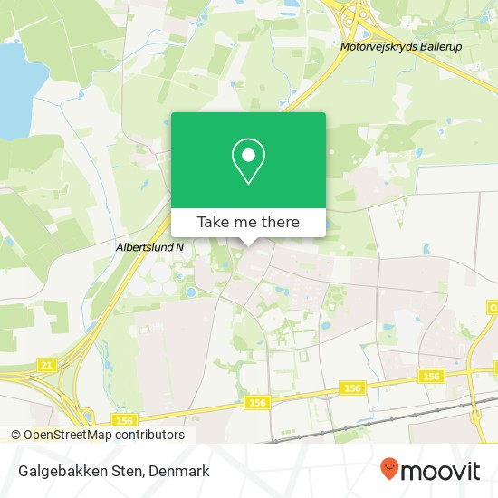 Galgebakken Sten map