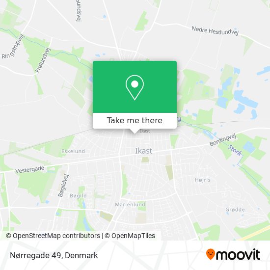 Nørregade 49 map